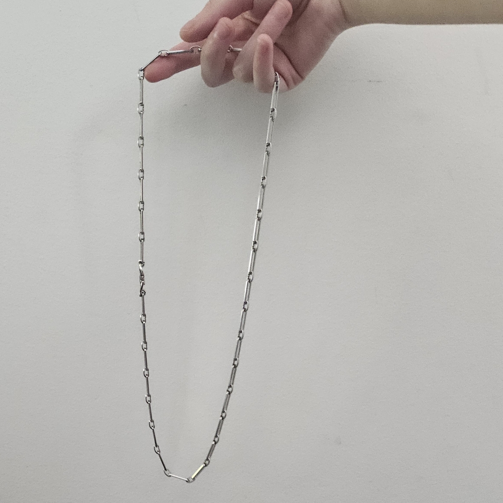 Elegant Silver Chain Necklace